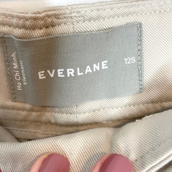 Everlane The Way-High Drape Pant In Sandstone Size 12 Short New - Picture 13 of 14